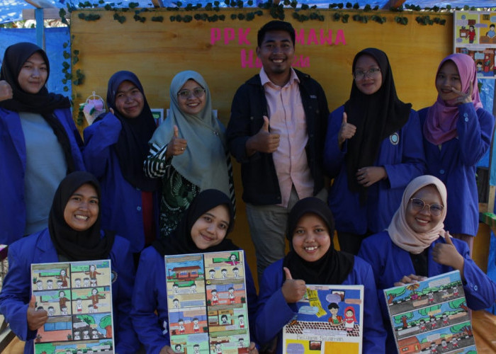 Himaseda IPB Cirebon Launching Saung Literasi di Kawasan Mangrove Mundu Pesisir