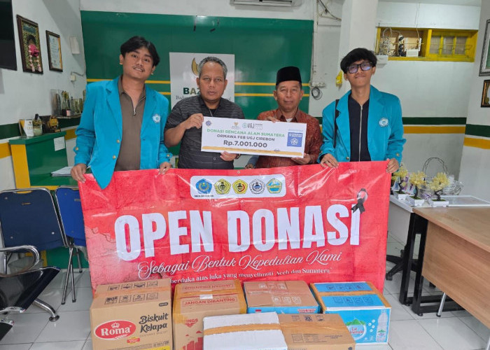FEB UGJ Kolaborasi dengan Baznas Galang Donasi untuk Korban Bencana Sumatera