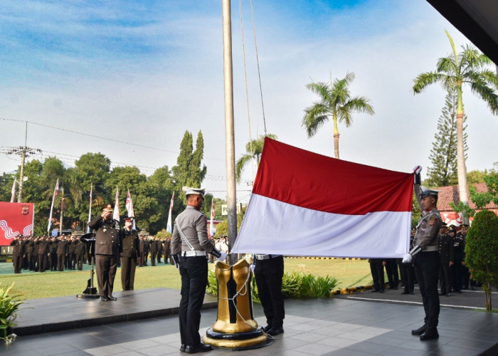 Polresta Cirebon Gelar Upacara Peringatan HUT Kemerdekaan RI Ke-79, Begini Pesan Kapolresta