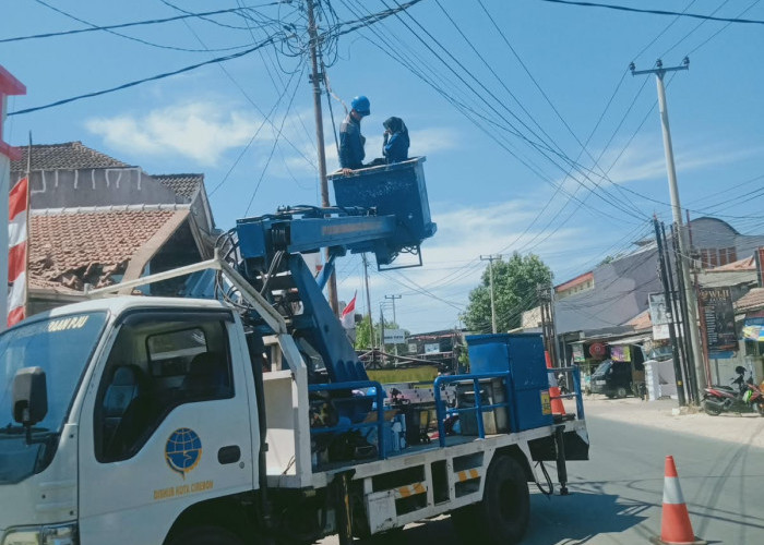 Selama Agustus, UPT PJU Dishub Kota Cirebon Perbaiki 189 Titik Lampu Rusak