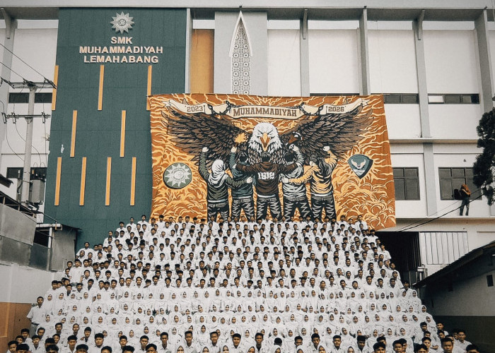 Siswa SMK Muhammadiyah Lemahabang Cirebon Lulus 100 Persen, Suasana Pelepasan Bikin Haru