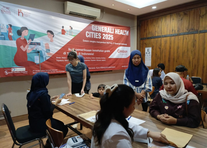Hari Jadi Ke-17, Generali Indonesia Menggelar Roadshow Kesehatan di Kota Cirebon