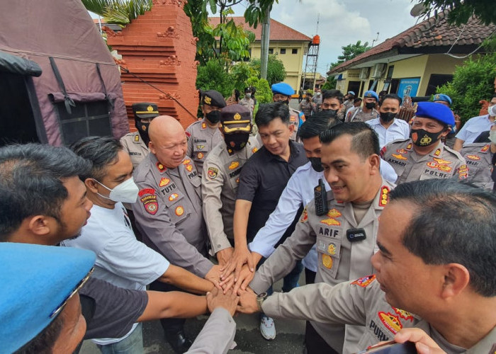 Polresta Cirebon Gandeng IJTI Dirikan Posko Peduli Cianjur