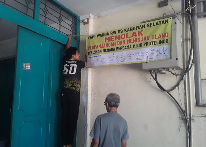 Warga Kanoman Selatan Tolak Perpanjangan Kontrak Menara Protelindo, Ancam Boikot dan Aksi Massa