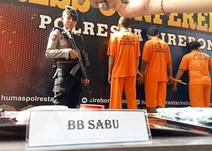 Polresta Cirebon Ungkap 2 Kasus, 3 Tersangka Narkoba dan Obat Keras Diamankan