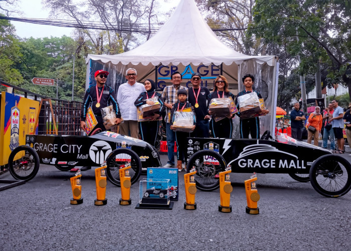 Tim Grage Group Jadi Juara Umum Lomba Kereta Peti Sabun