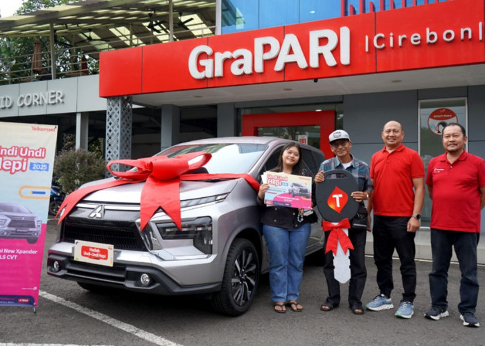 Pensiunan Asal Subang Menang Mobil Xpander dari Undi-undi Hepi Telkomsel