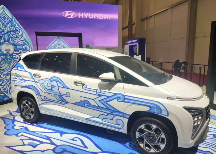 Keren, Hyundai Stargazer Berbalut Batik Mega Mendung, Cirebon Banget!