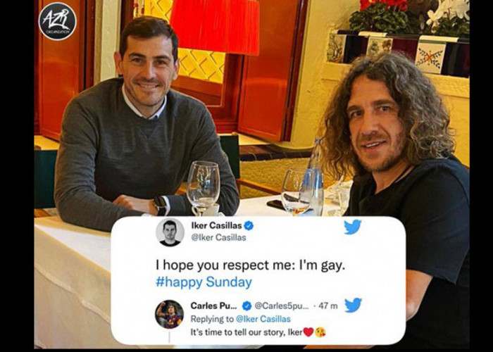 Iker Casillas Mengaku Gay, Tanggapan Carles Puyol Bikin Tambah Penasaran