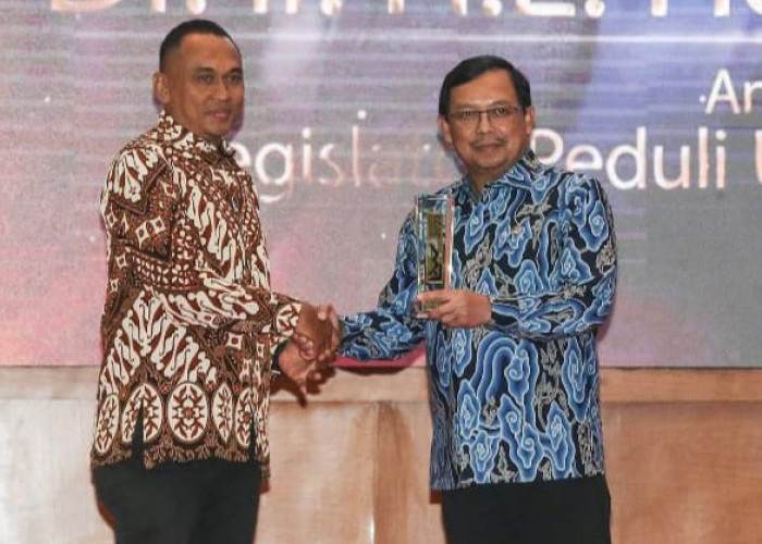 Herman Khaeron Dapat Penghargaan Peduli Usaha Mikro Kecil dan Menengah dari KWP Award 2023