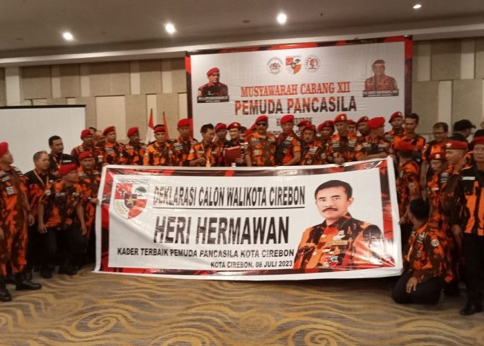 Heri Hermawan Didukung Pemuda Pancasil Jadi Calon Walikota Cirebon