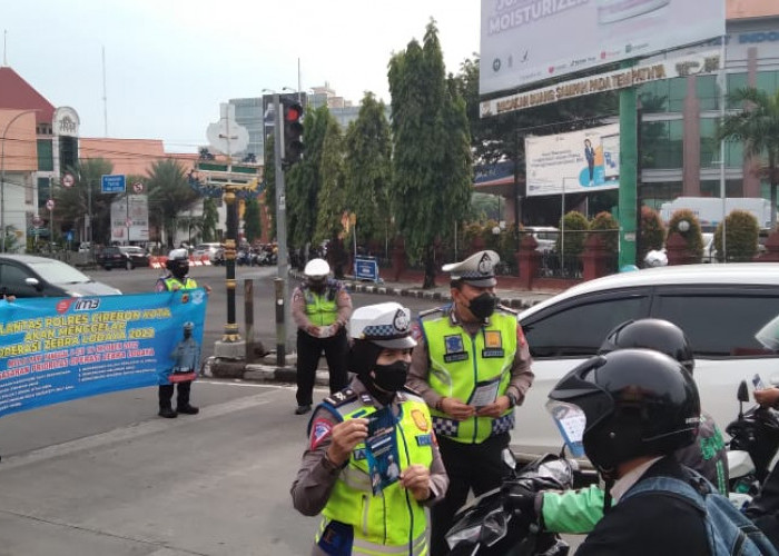Ops Zebra Lodaya 2022, Sat Lantas Polres Cirebon Kota Kedepankan Sikap Humanis