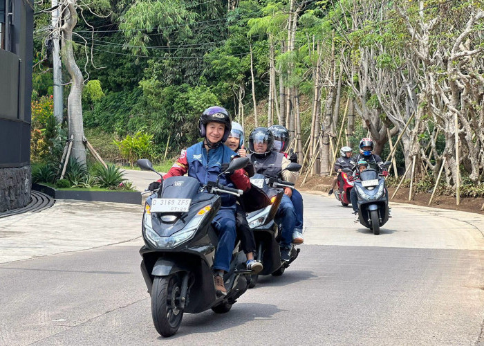 Bikers Playland, Momen Spesial Ayah dan Anak Bersama Honda di Tangkal Pinus Lembang  