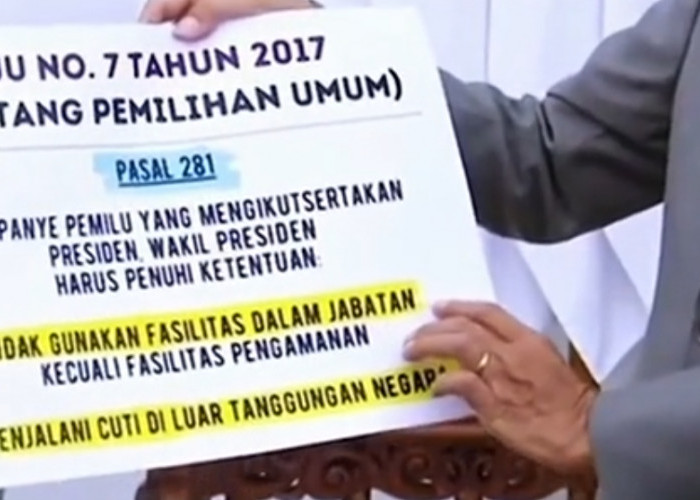 Jokowi Klarifikasi Soal Presiden Boleh Kampanye, Berikut Isi Pasal 281 dan 299 UU Tahun 2017 Tentang Pemilu