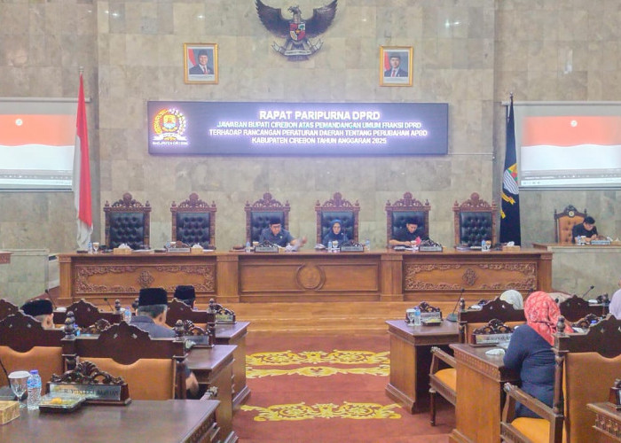 DPRD Gelar Paripurna Jawaban Bupati, Anggaran Infrastruktur Terdampak Efensien Rp38,5 Miliar  