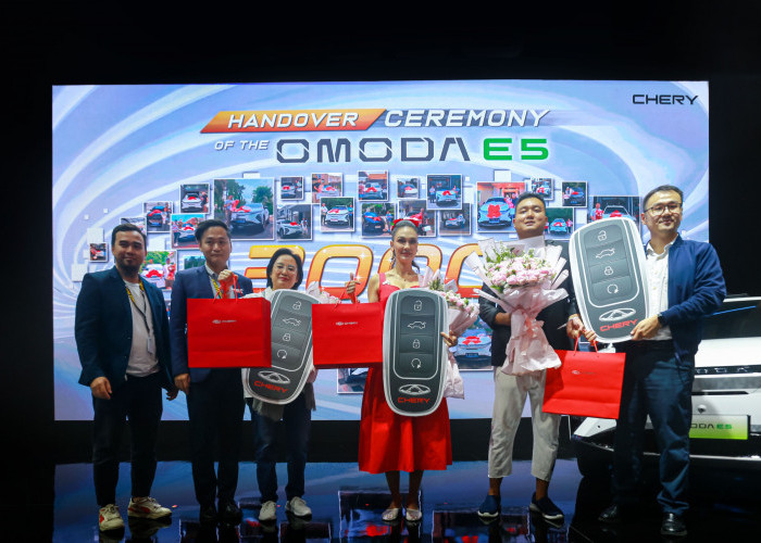 Penyerahan 3.000 Unit OMODA E5, Bukti Kepercayaan Konsumen Terhadap Mobil Listrik Chery