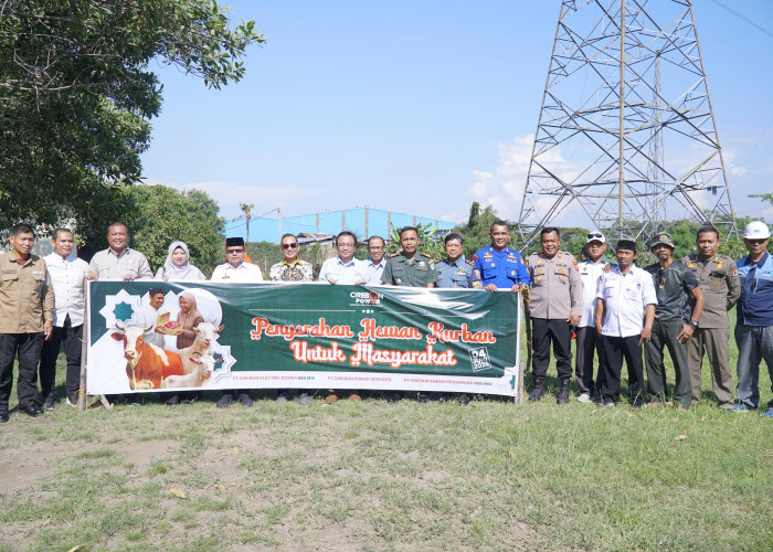 Berbagi Kebaikan di Momen Hari Raya Idul Adha, Cirebon Power Salurkan 56 Hewan Kurban 