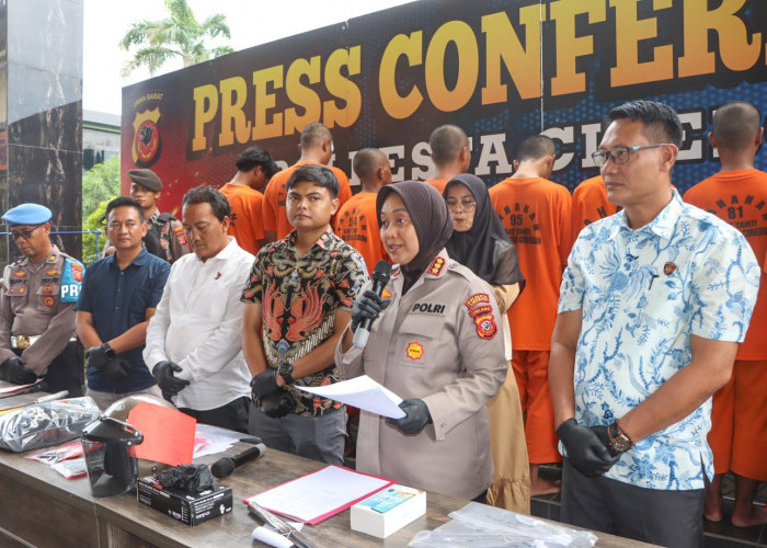 Ungkap 7 Kasus Tindak Pidana, Polresta Cirebon Amankan 9 Tersangka