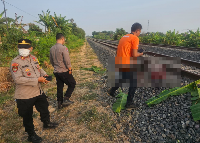 Pria 60 Tahun Tewas Tertemper Kereta Api di Mundu Cirebon
