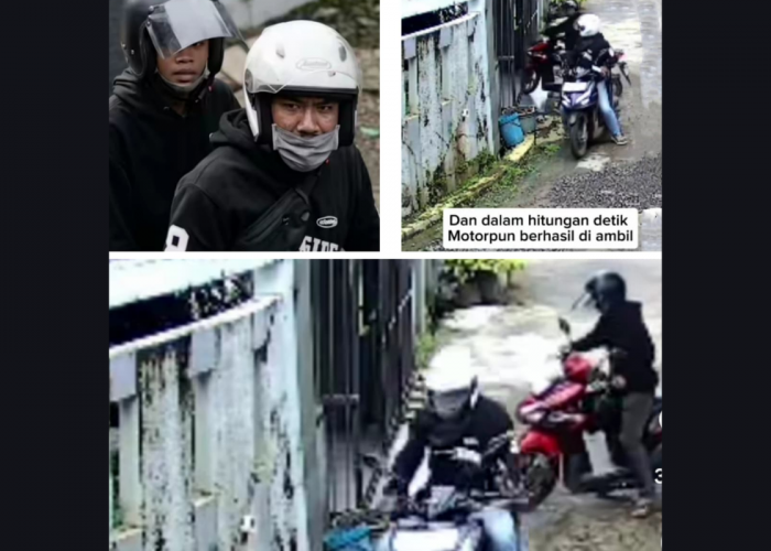 Pelaku Curanmor di Cirebon Terekam CCTV, Aksi Nekat di Perumahan Bima Viral di Media Sosial