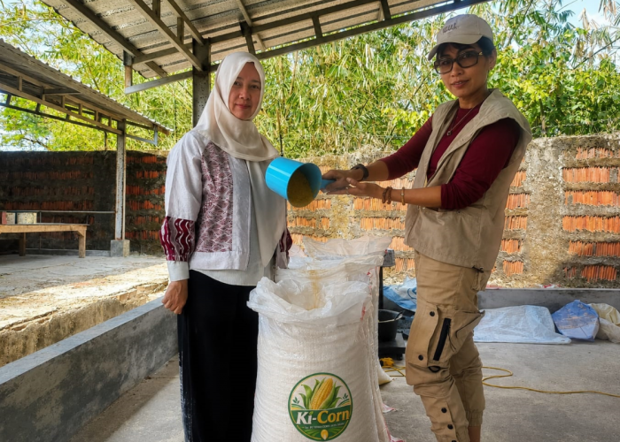 2 Ton Tepung Jagung dari Majalengka Meluncur ke Cirebon, Ada Kontrak 10 Ton per Pekan