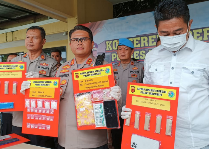 10 Kasus Narkoba di Indramayu, 13 Tersangka Ditangkap, Ada yang Dikendalikan dari Lapas