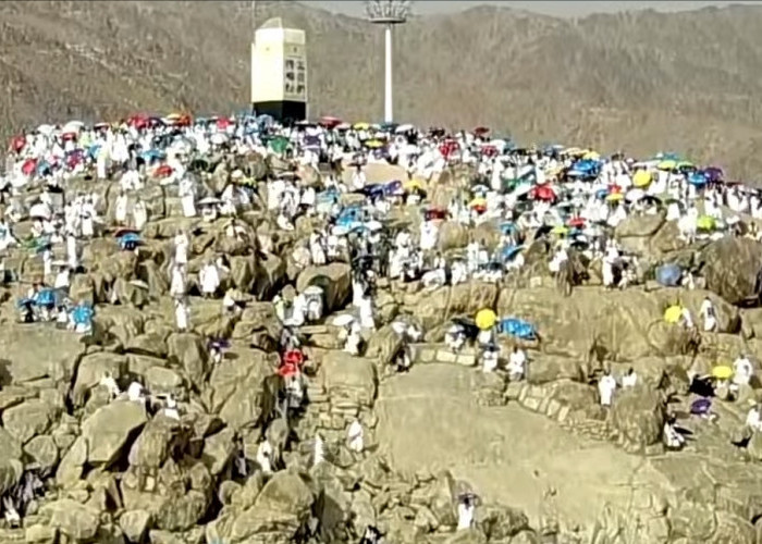 Puncak Haji 2026 di Arafah, Jemaah dari Seluruh Dunia Panjatkan Doa Pengampunan