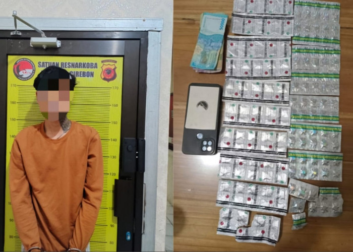 AA Pengedar OKT Ditangkap Polisi di Pabedilan Cirebon 