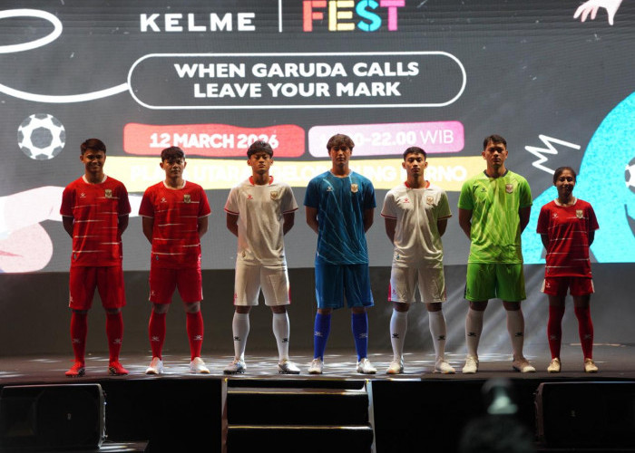 Kelme Rilis Jersey Terbaru Timnas Indonesia, Harga Mulai Rp749 Ribu
