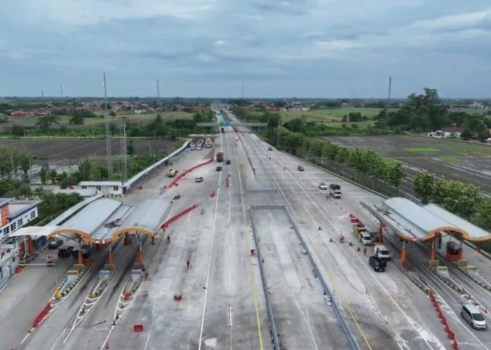 Pembongkaran Gerbang Tol Palimanan Cipali Resmi Selesai