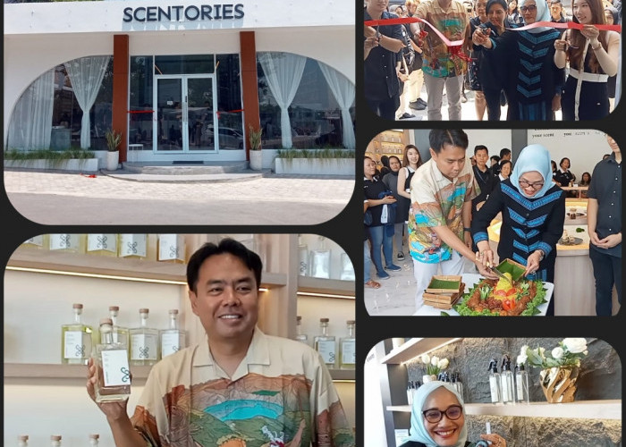 Pasangan BERES Hadiri Peresmian Toko Parfum Scenstories Lab