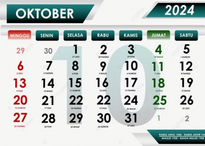 Lengkap! Ini Kalender Jawa di Bulan Oktober 2024