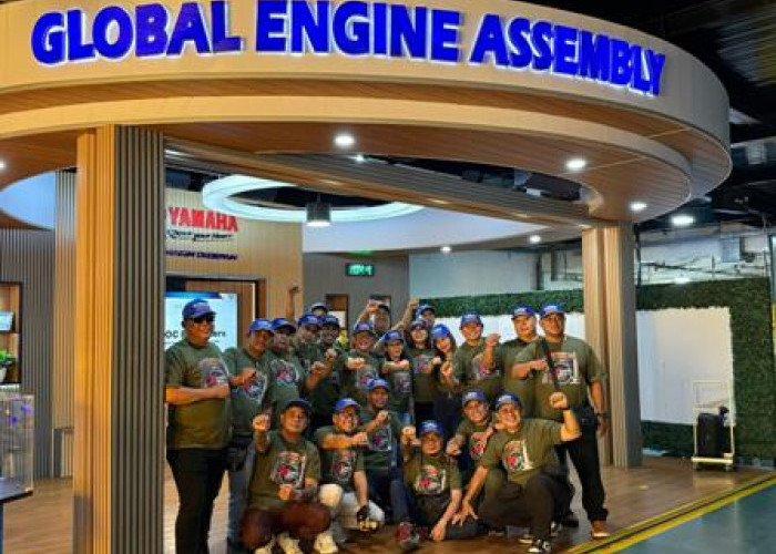 Factory Visit Yamaha, XMAX Owners Community Bali Intip Standar Produksi Berkelas Global