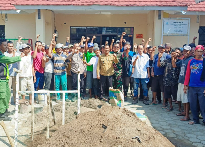 Aksi Penyampaian Aspirasi Buruh Pasir Pasca Penutupan Galian C, Babinsa Dampingi Lurah Argasunya Pastikan Aman