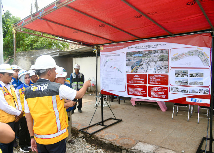 Pembangunan Flyover Nurtanio Bandung Ditargetkan Rampung Akhir Mei 2025 