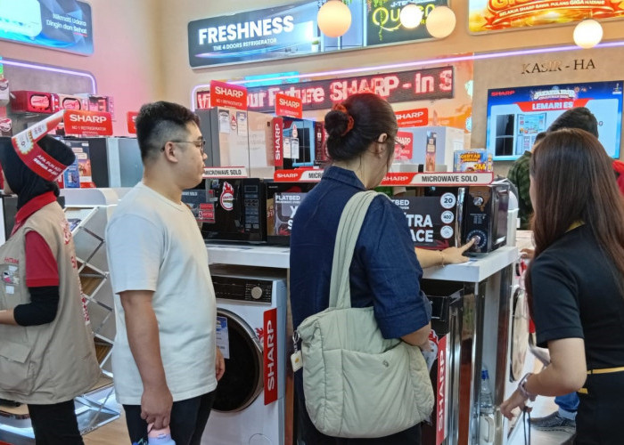 Sharp Optimistis Dongkrak Penjualan Lewat Ragam Promo di Jakarta Fair 2026 Menghadirkan Inovasi Produk Terbaru
