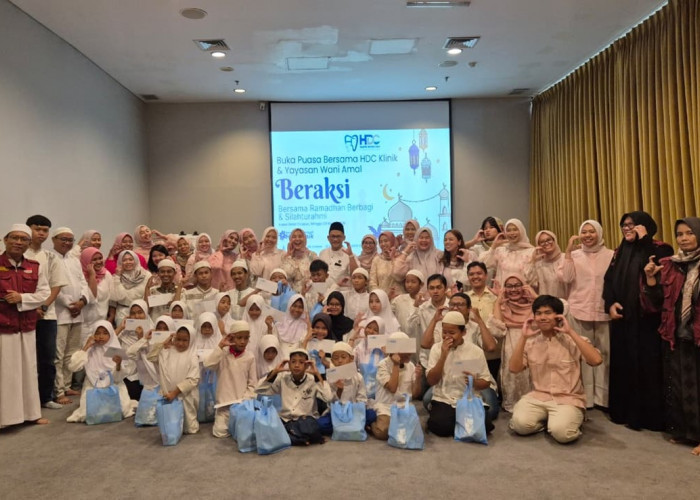 Penuh Kebahagiaan! HDC Klinik Cirebon Gelar Buka Puasa Bersama Anak Yatim di Aston Cirebon