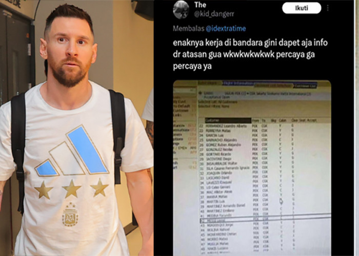 Messi Masuk Manifes Penerbangan dari Beijing ke Jakarta, Benaran Jadi ke Indonesia?