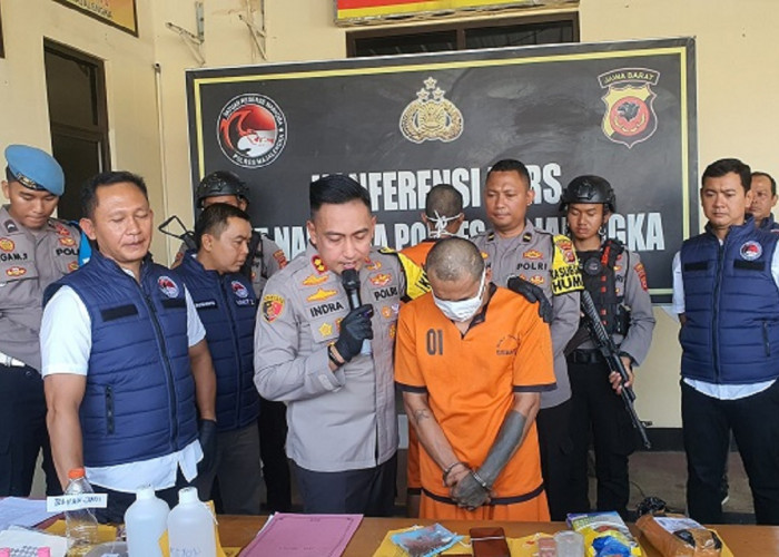 NGERI, di Majalengka Ada Industri Rumahan Bahan Baku Tembakau Sintetis, Untung Polisi Gerak Cepat