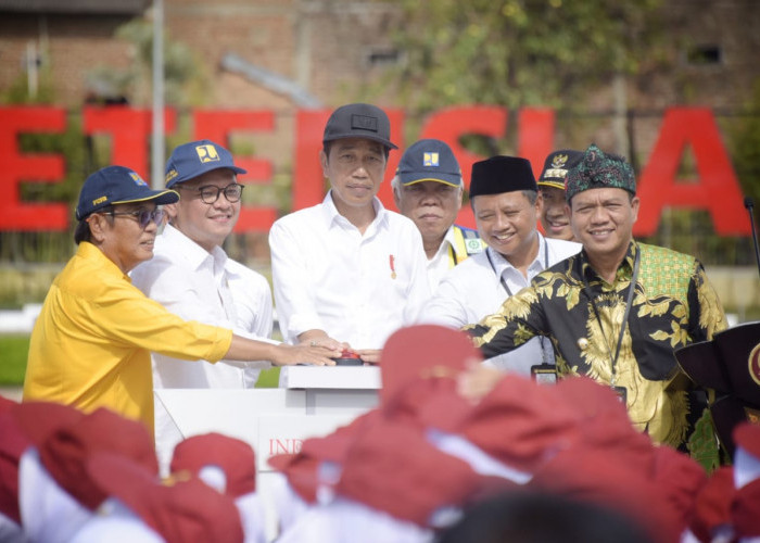 Tiga Infrastruktur Pengendali Banjir Kabupaten Bandung Diresmikan Presiden Jokowi