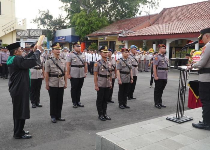 Penyegaran Organisasi, Polres Cirebon Kota Kembali Lakukan Mutasi Jabatan