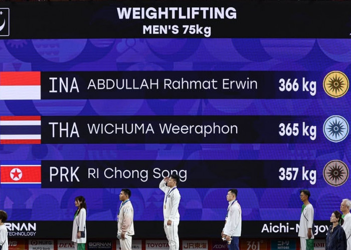 Dramatis! Rahmat Erwin Rebut Emas Asian Games 2026 dengan Selisih 1 Kilogram