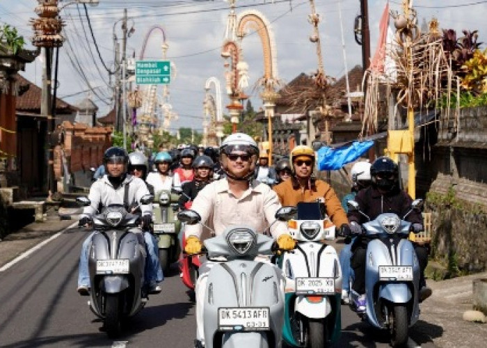 Seru Sajan! Ratusan Anak Muda Bali Hangout Bareng Yamaha Grand Filano Hybrid dan Baskara Mahendra