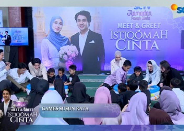 Pemain Sinetron 'Istiqomah Cinta' Berbagi Kebahagiaan Bersama Anak-anak Panti Asuhan