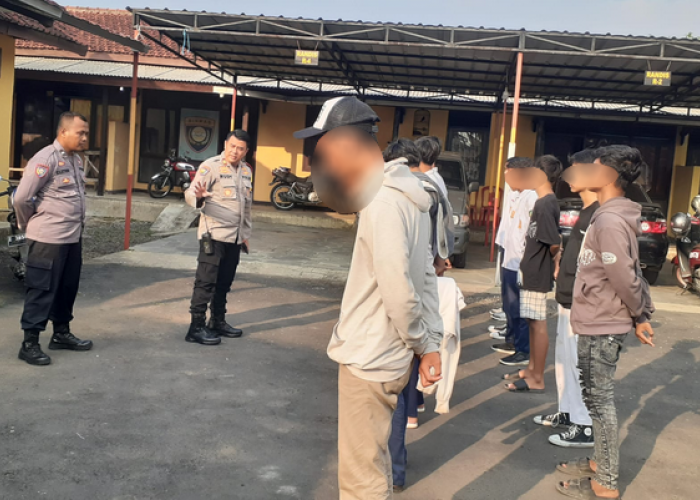 Bikin Resah Warga, Belasan Anak Siswa SMP Cirebon Diamankan Polisi di Majalengka 
