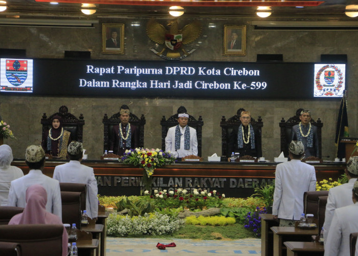 Paripurna Hari Jadi ke-599, Kota Cirebon Teguhkan Semangat Gotong Royong dan Persatuan