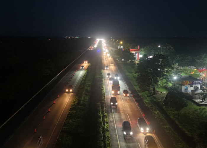 Rekayasa Lalu Lintas Efektif Urai Kemacetan, Tol Cipali Malam Ini Lebih Lengang