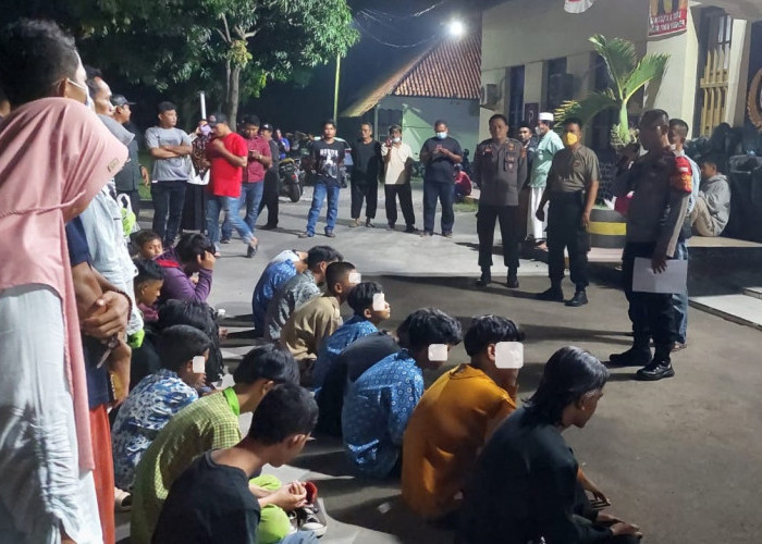 Tawuran di Gempol Cirebon Berhasil Digagalkan Polsek, 23 Siswa SMP dan SMA Diamankan