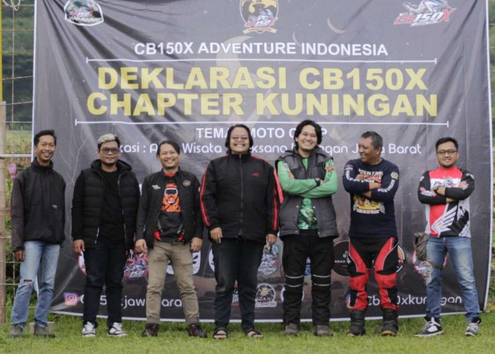 Deklarasi Honda CB150X Adventure Indonesia Chapter Kuningan, Wadah Kreativitas Generasi Muda