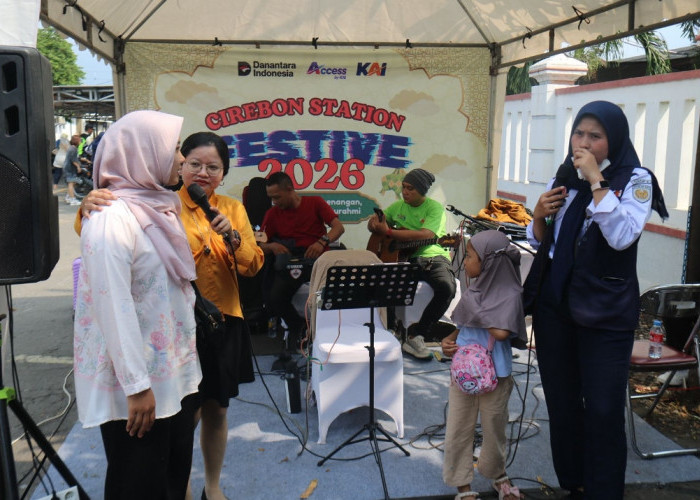 H+4 Arus Balik Lebaran 2026, Stasiun Cirebon Masih Padat, Ada Live Music!